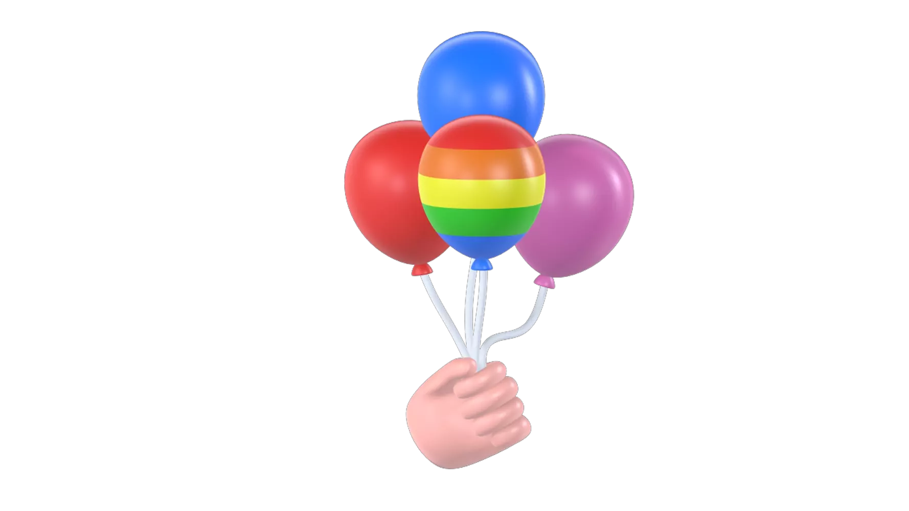 Balloons 3D Graphic