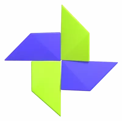 Origami 3D Graphic