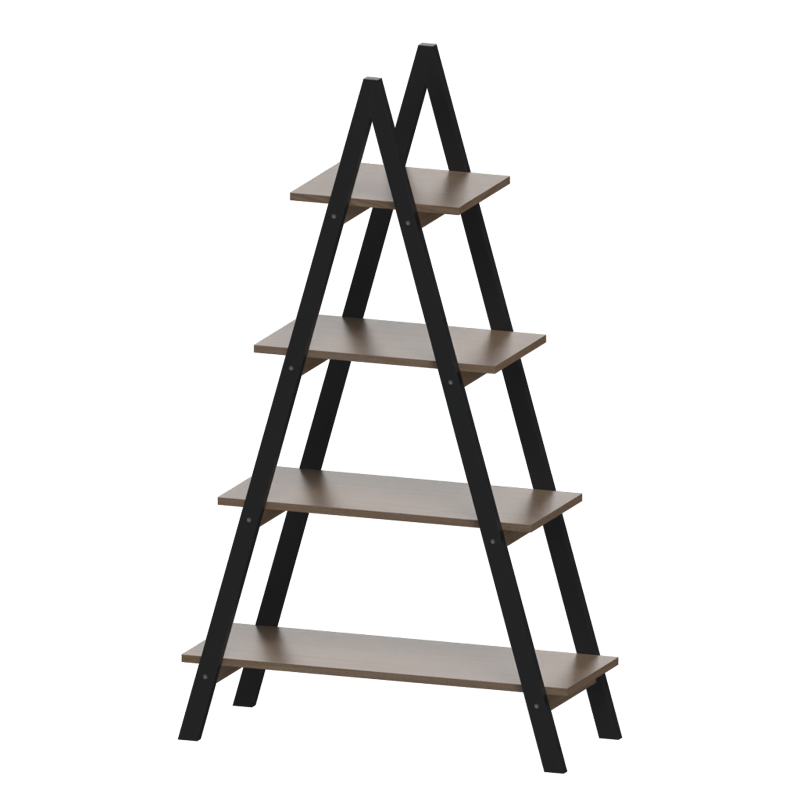 3D Storage Rack Ladder Shaped For Aesthetic Ambient 3D Graphic