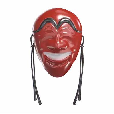 Hahoe Mask 3D Graphic