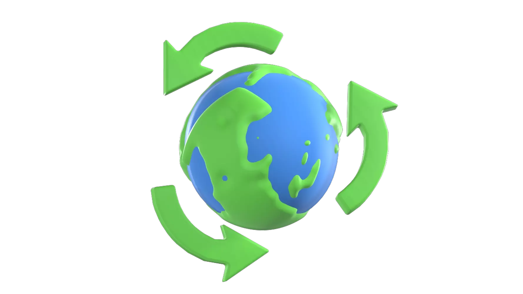 Recycling Symbol 3D Graphic