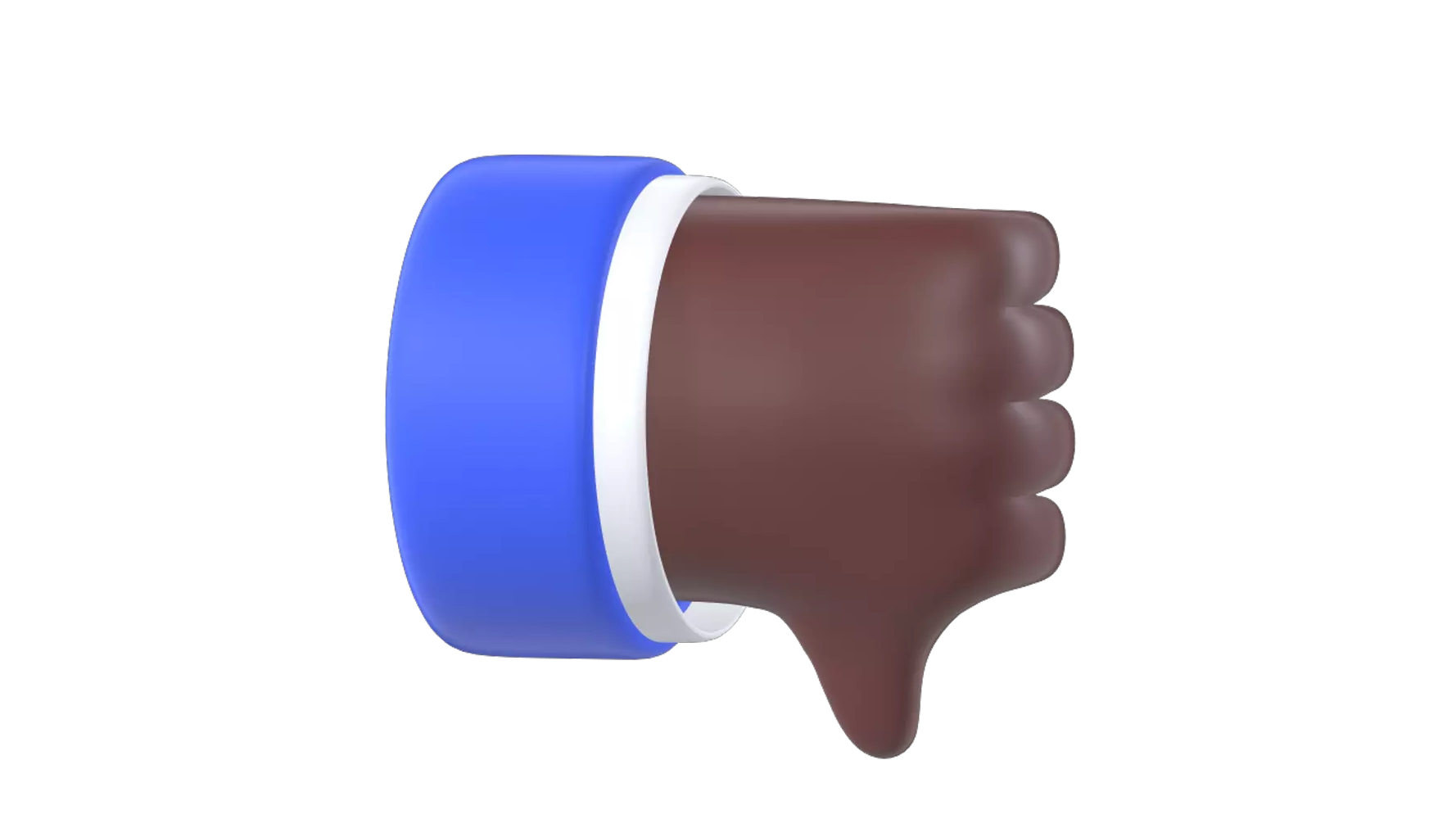 Thumb Down 3D Graphic
