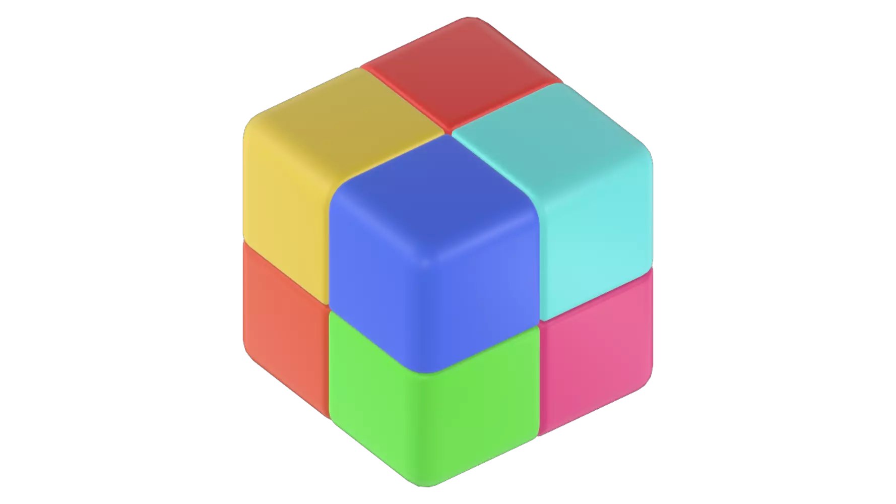 Rubik's Cube 3D Graphic