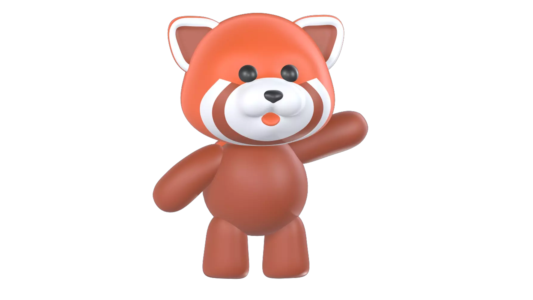Red Panda 3D Graphic