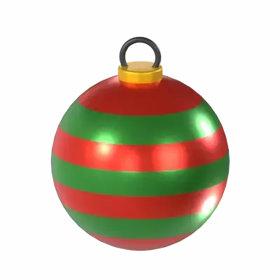 Christmas Ball 3D Graphic
