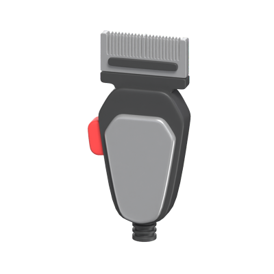 elektrischer 3d-trimmer für rasierhaare 3D Graphic