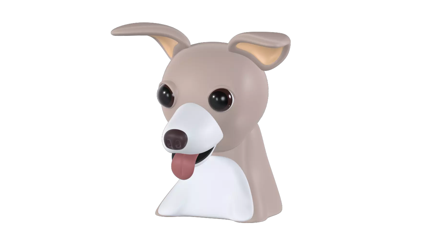 Whippet 3D Graphic