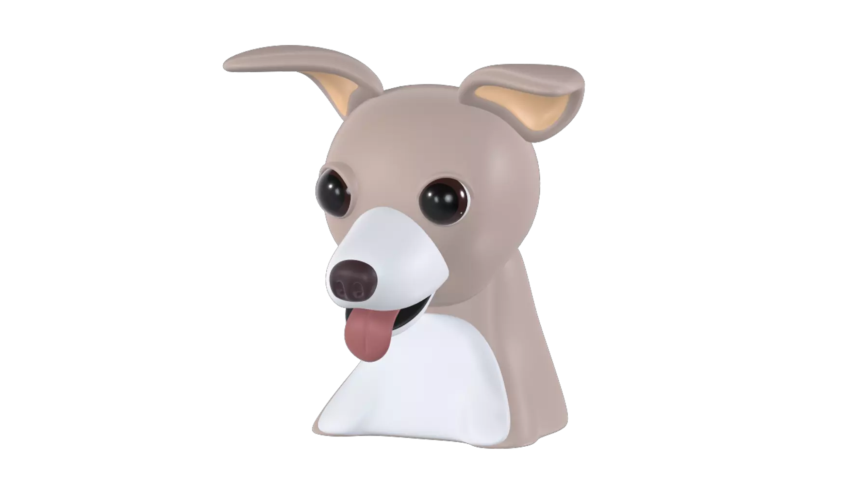 whippet 3D Graphic