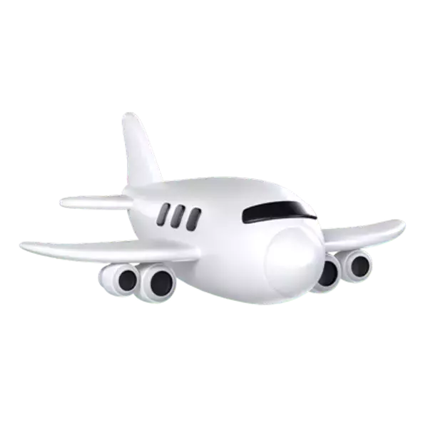 Airplane 3D Graphic