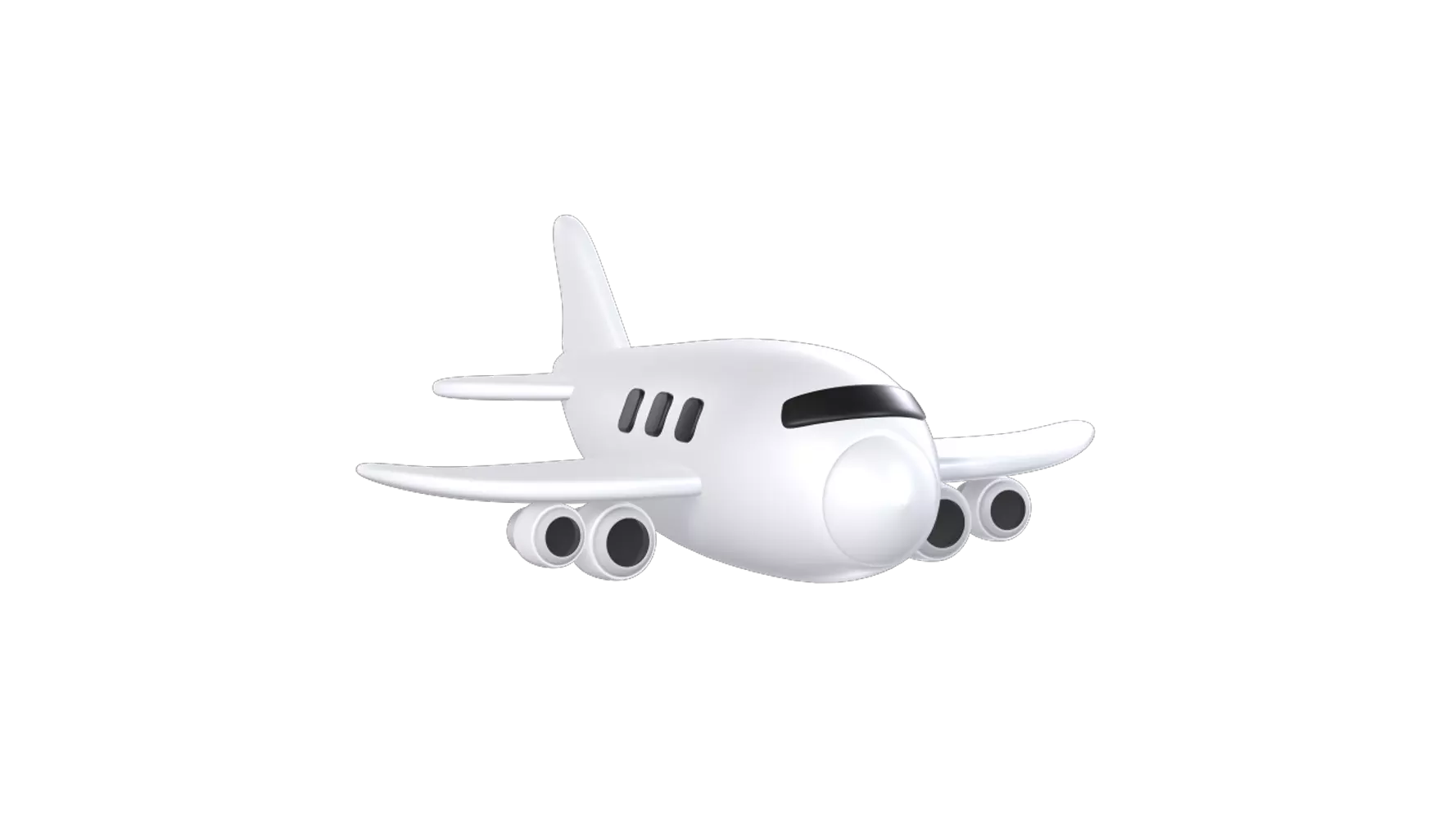 Airplane 3D Graphic