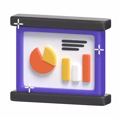 Business Analysis 3D Graphic