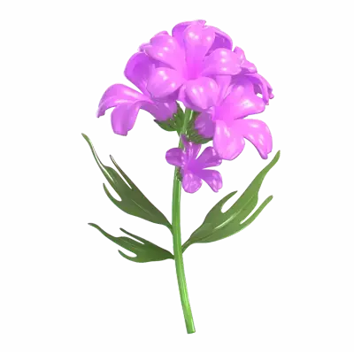 3D Model Statice Flower With Abundant Petal 3D Graphic