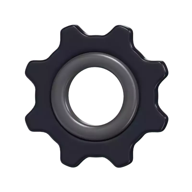 Gear 3D Graphic