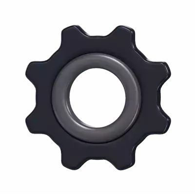 Gear 3D Graphic