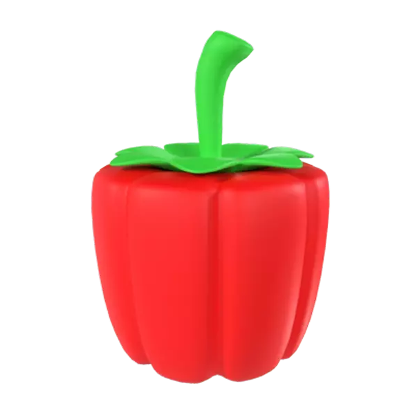 Bell Pepper 3D Graphic