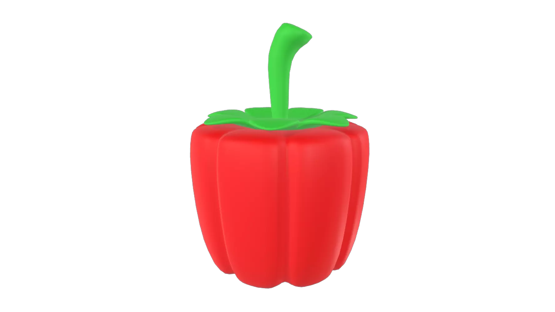 Bell Pepper 3D Graphic