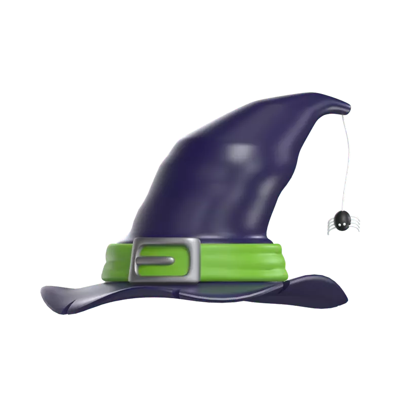 Witch Hat 3D Graphic