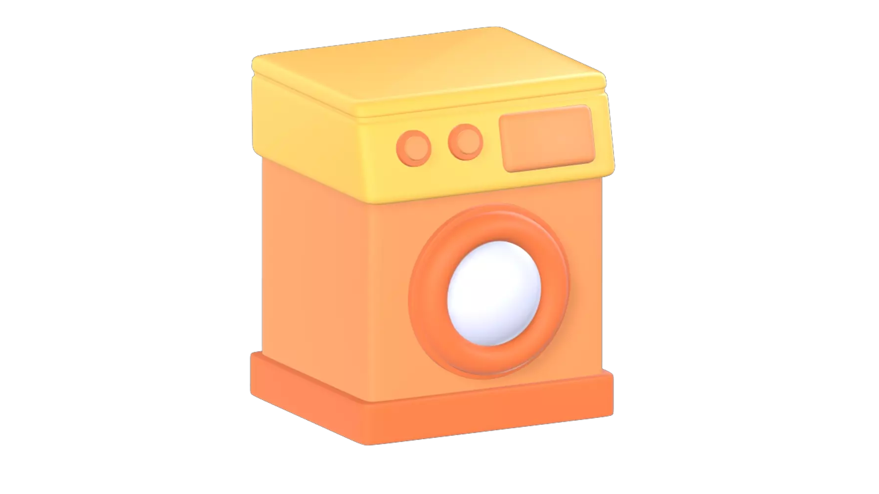 Washing Machine 3D Graphic