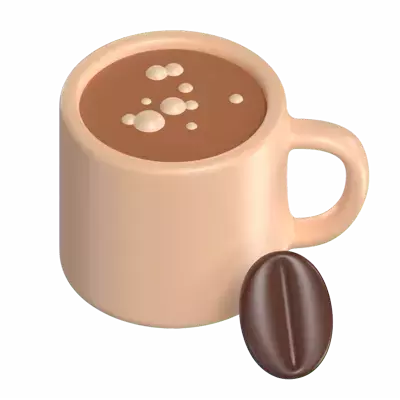 Coffee Mug 3D Graphic