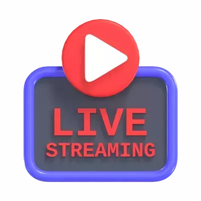 Live Streaming 3D Graphic