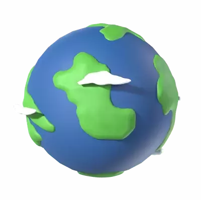 Earth 3D Graphic