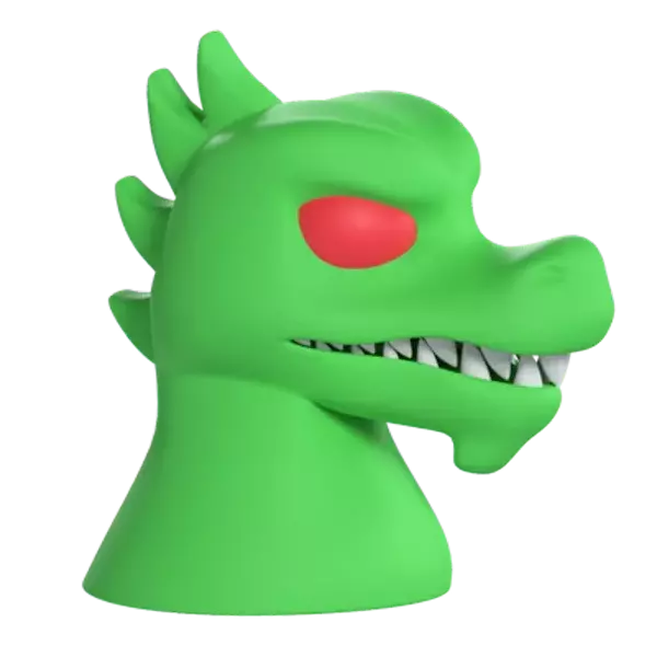 Drache 3D Graphic