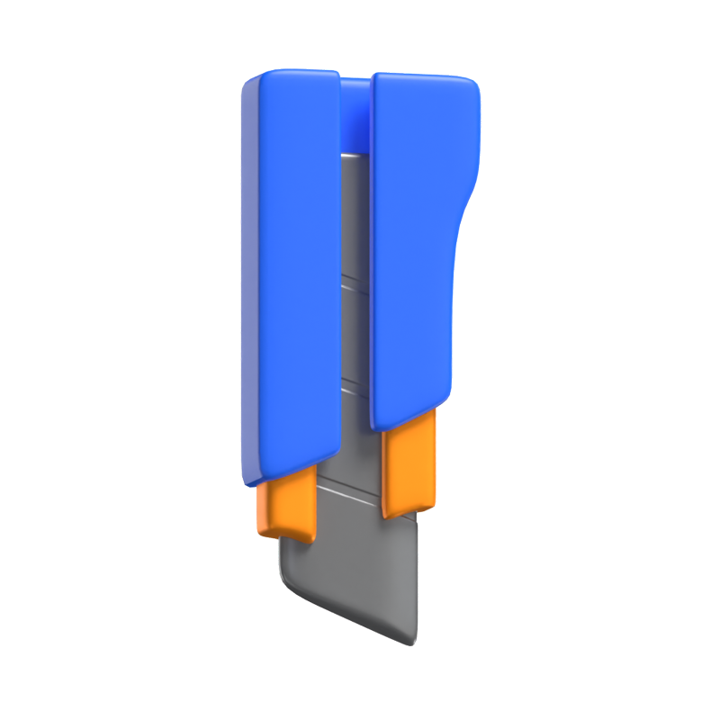 Cutter 3D Icon Model