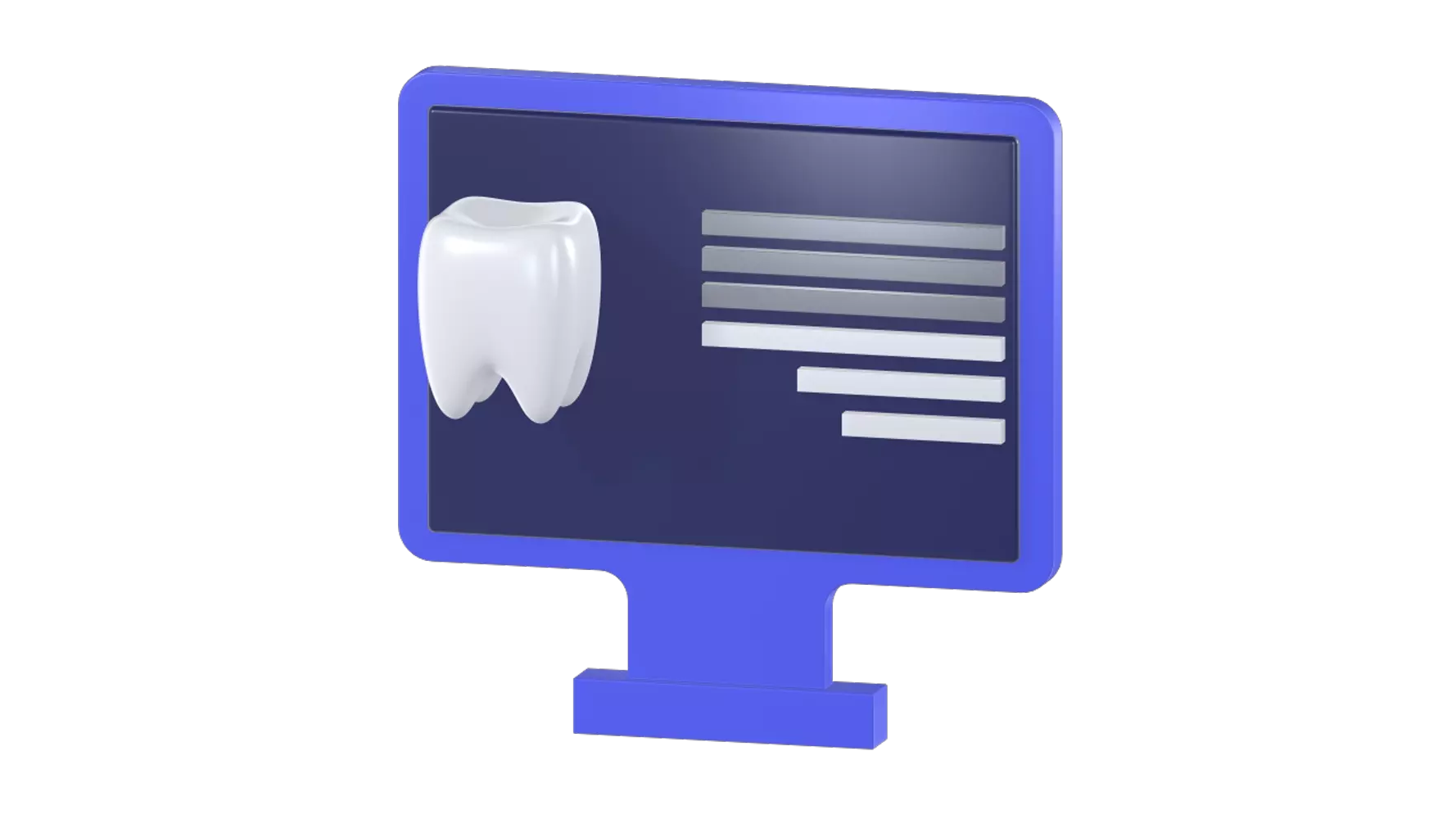 Tooth Monitoring 3D Graphic