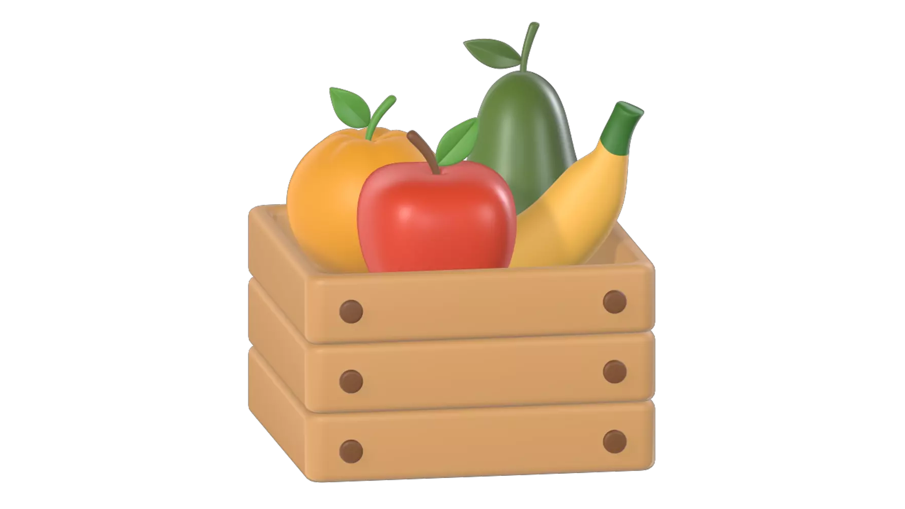 Fruit Basket 3d model--64723469-1000-44f3-9be9-6ac98c1788e3