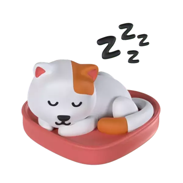 Sleeping 3D Graphic