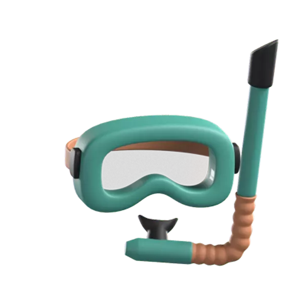 Snorkeling 3D Graphic