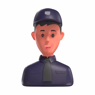 Security 3D Graphic