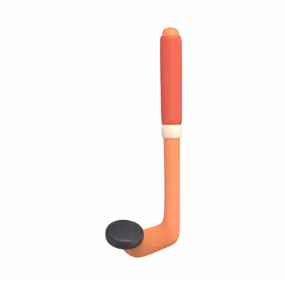 Hockey Sticks 3D Graphic