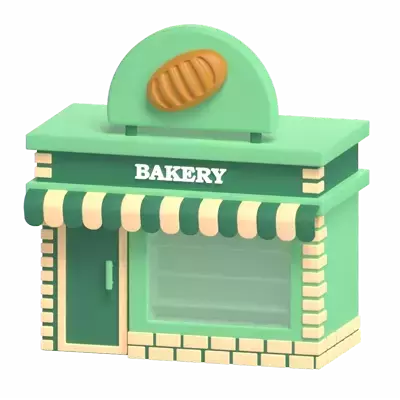 Bakery Shop 3D Graphic