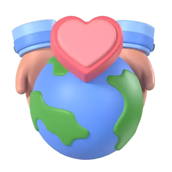 Global Charity 3D Graphic