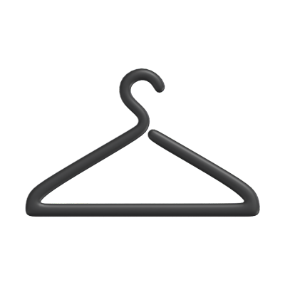 Clothes Hanger 3d Icon 3D Graphic