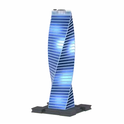 Al Majdoul Tower 3D Graphic