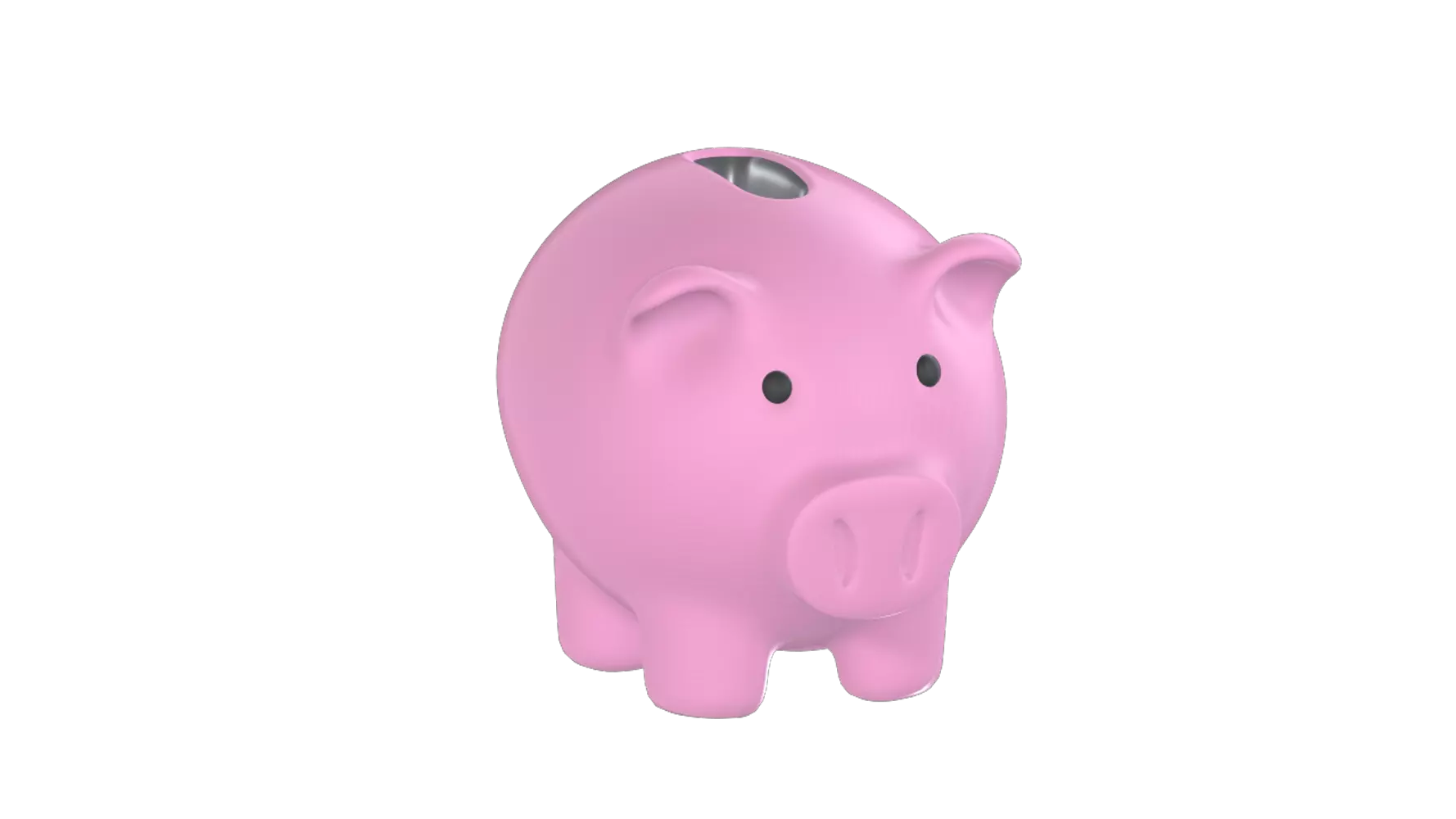 Piggy Bank Rigged 3D Graphic