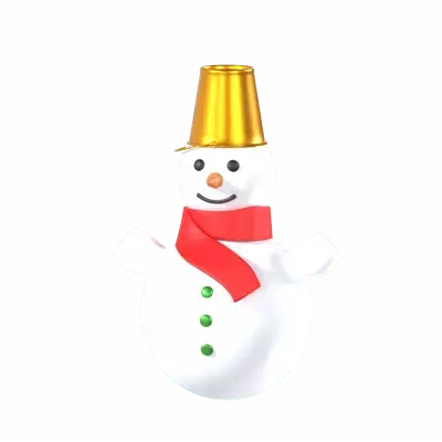 Snowman 3D Graphic