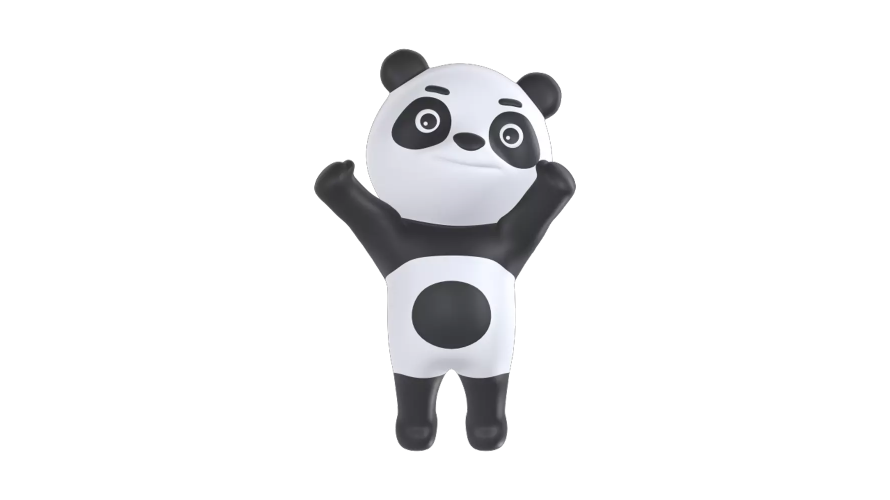 Panda Wants A Hug 3D Graphic
