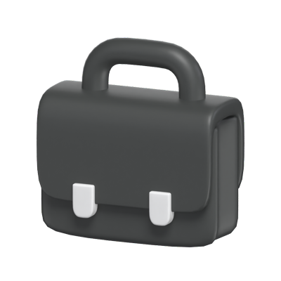 Briefcase 3D Icon Model 3D Graphic