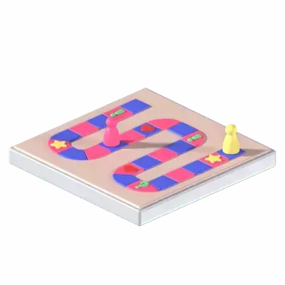Board Game 3D Graphic