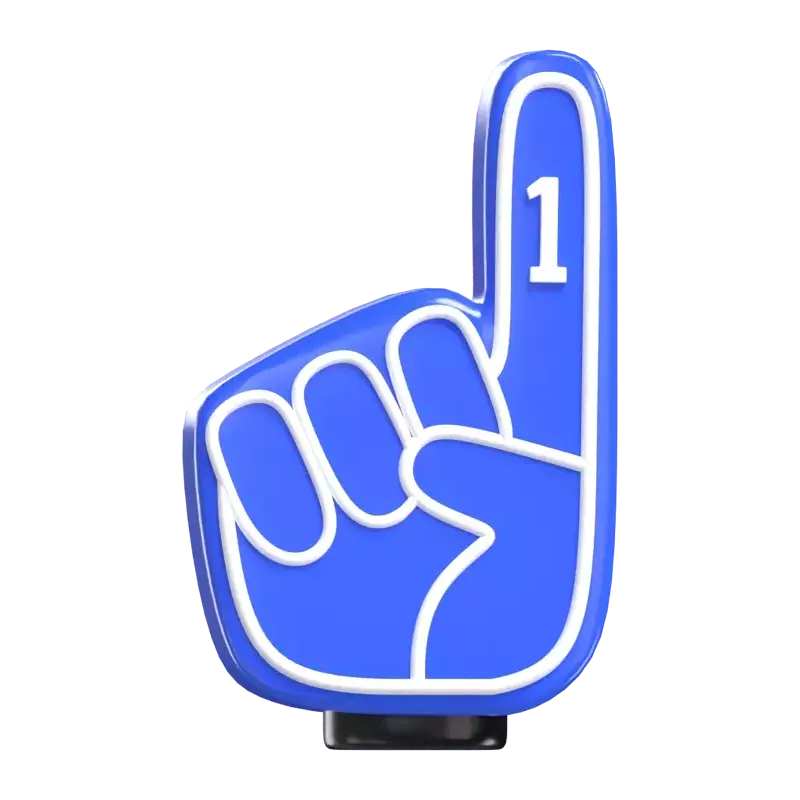 Index Finger 3D Graphic