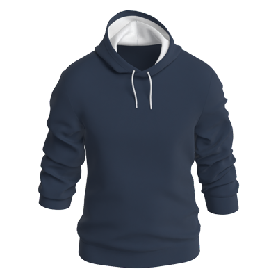 Hoodie Männer Ärmel hochkrempeln 3D Mockup 3D Graphic