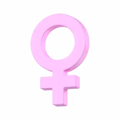 Female Symbol 3D Graphic