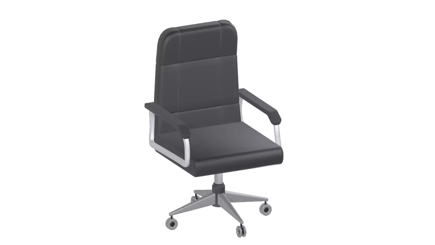 Office Seat 3D Graphic