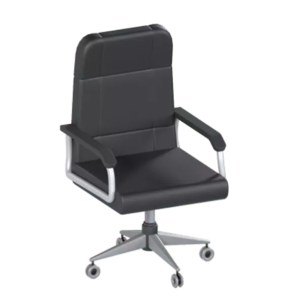 Office Seat 3D Graphic