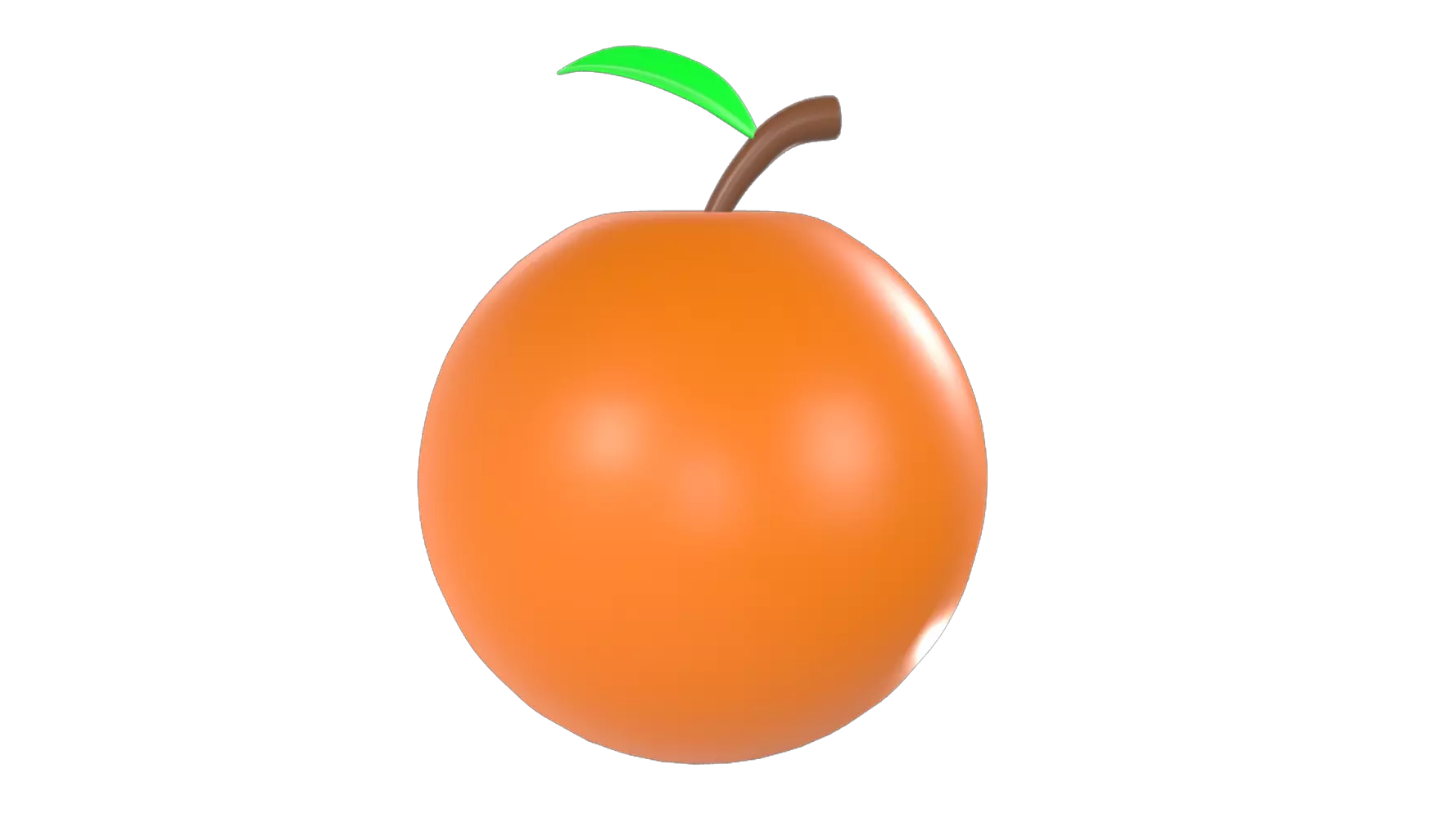 Orange 3D Graphic