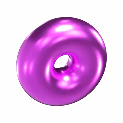 Donut Shape 3D Graphic