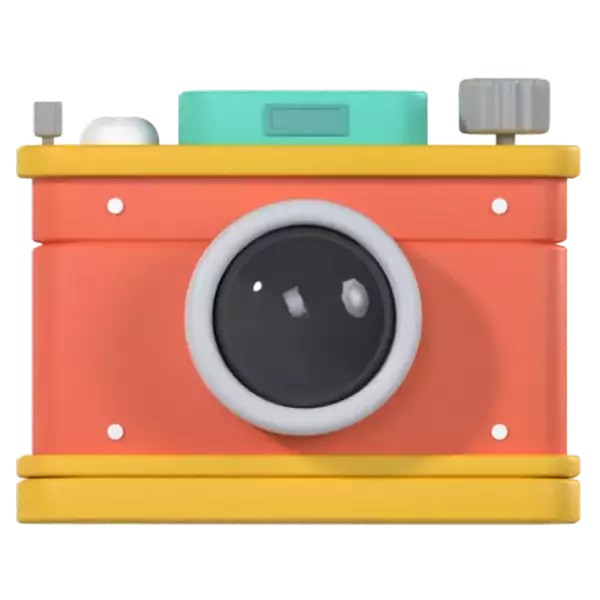 Old Camera 3D Graphic